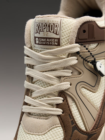 Shoevy Beige Chunky Sneakers | Cushioned Outdoor Lifestyle Shoes