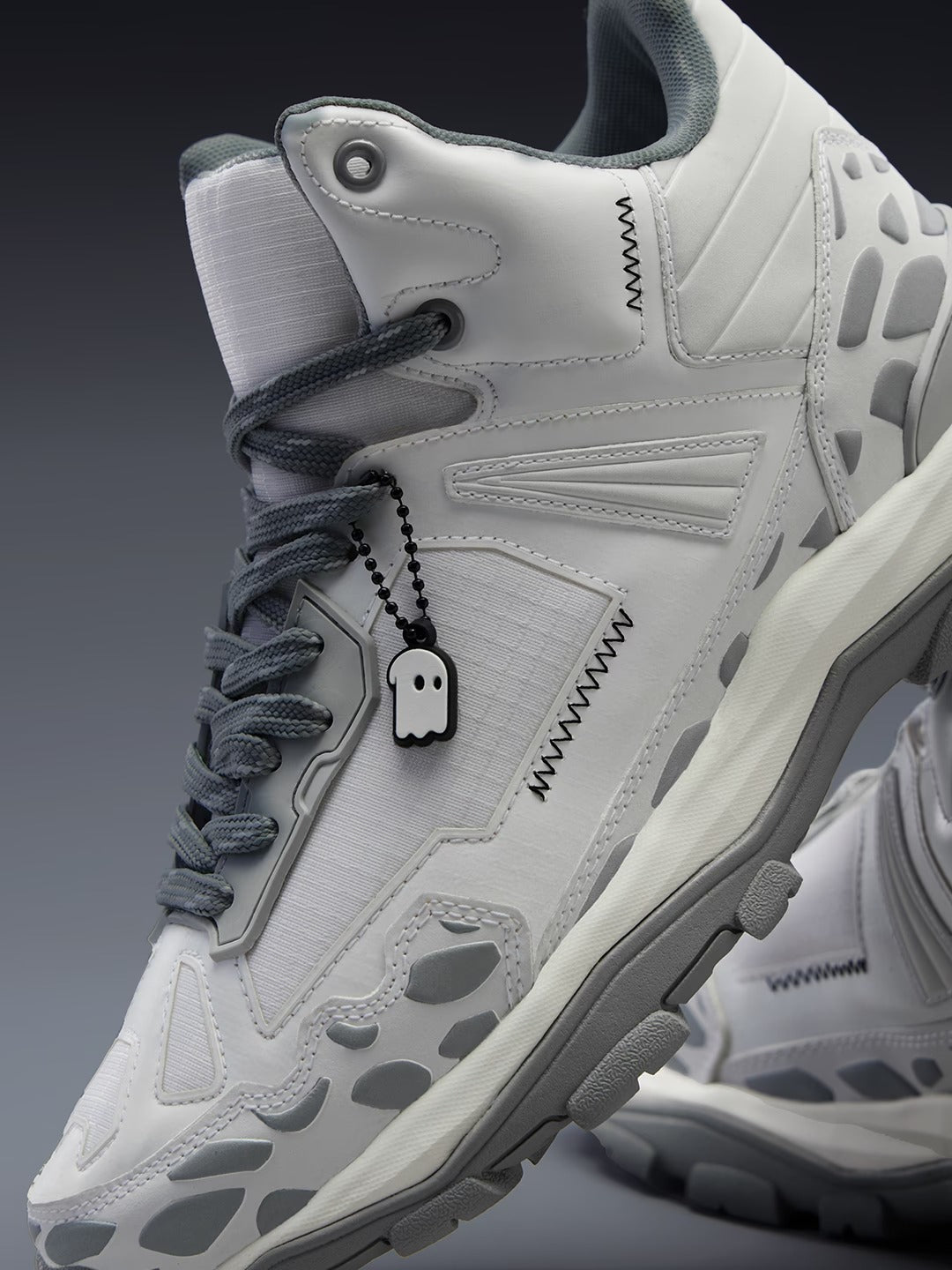 Shoevy Grey Performance Sneakers | Cushioned Outdoor Walking Shoes