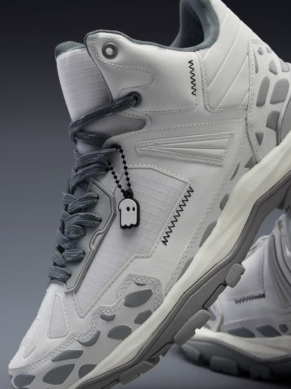 Shoevy Grey Performance Sneakers | Cushioned Outdoor Walking Shoes