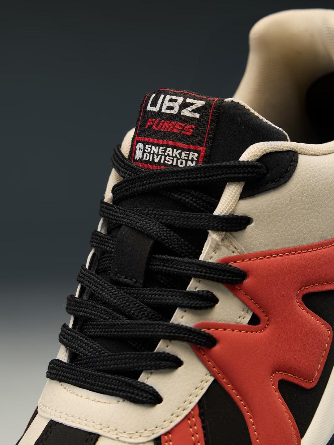 Shoevy Red & Black Low-Top Sneakers | Tech Street Performance Shoes