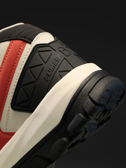 Shoevy Red & Black Low-Top Sneakers | Tech Street Performance Shoes